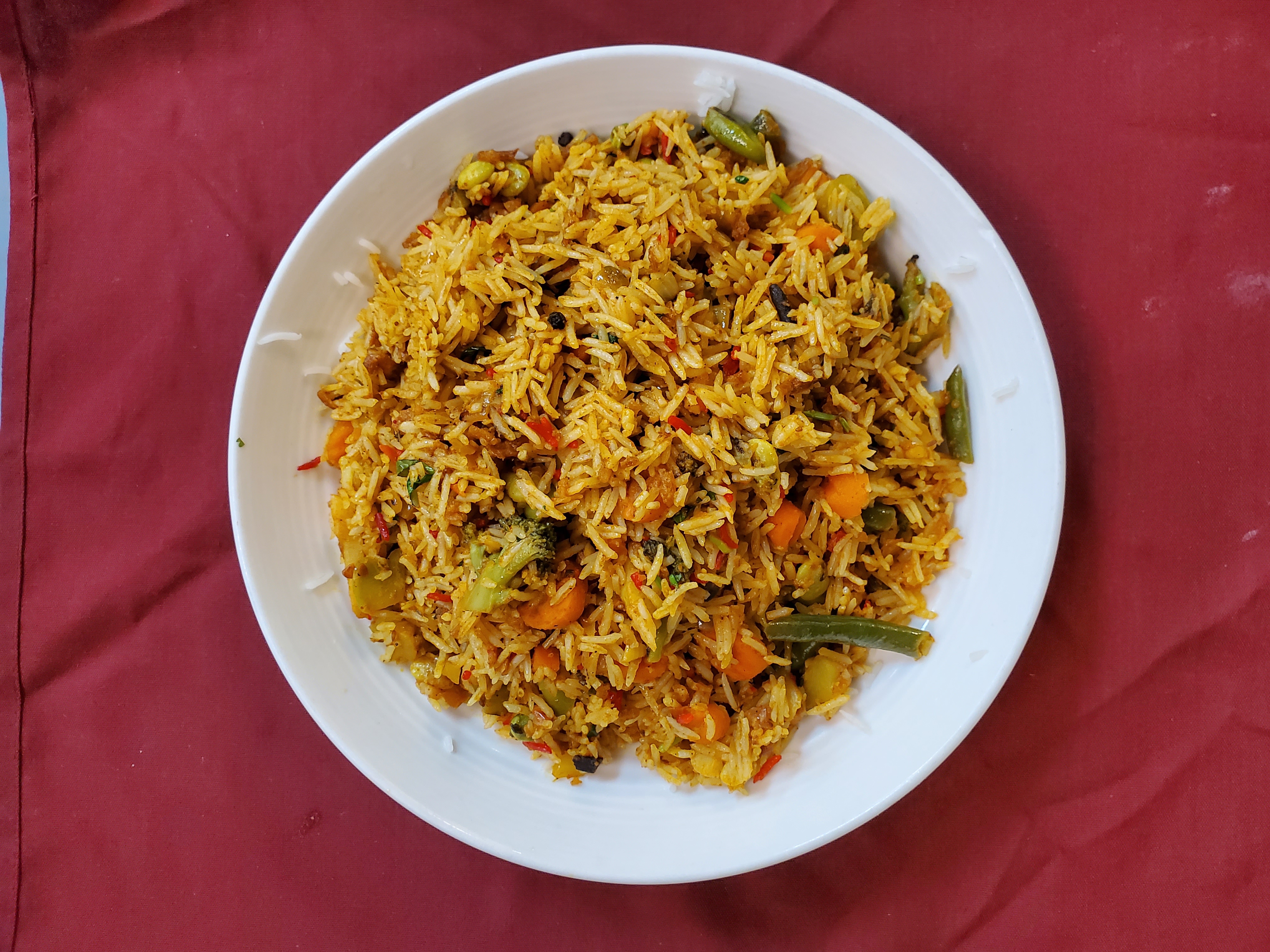 Vegetable Biryani at Himalayan Restaurant