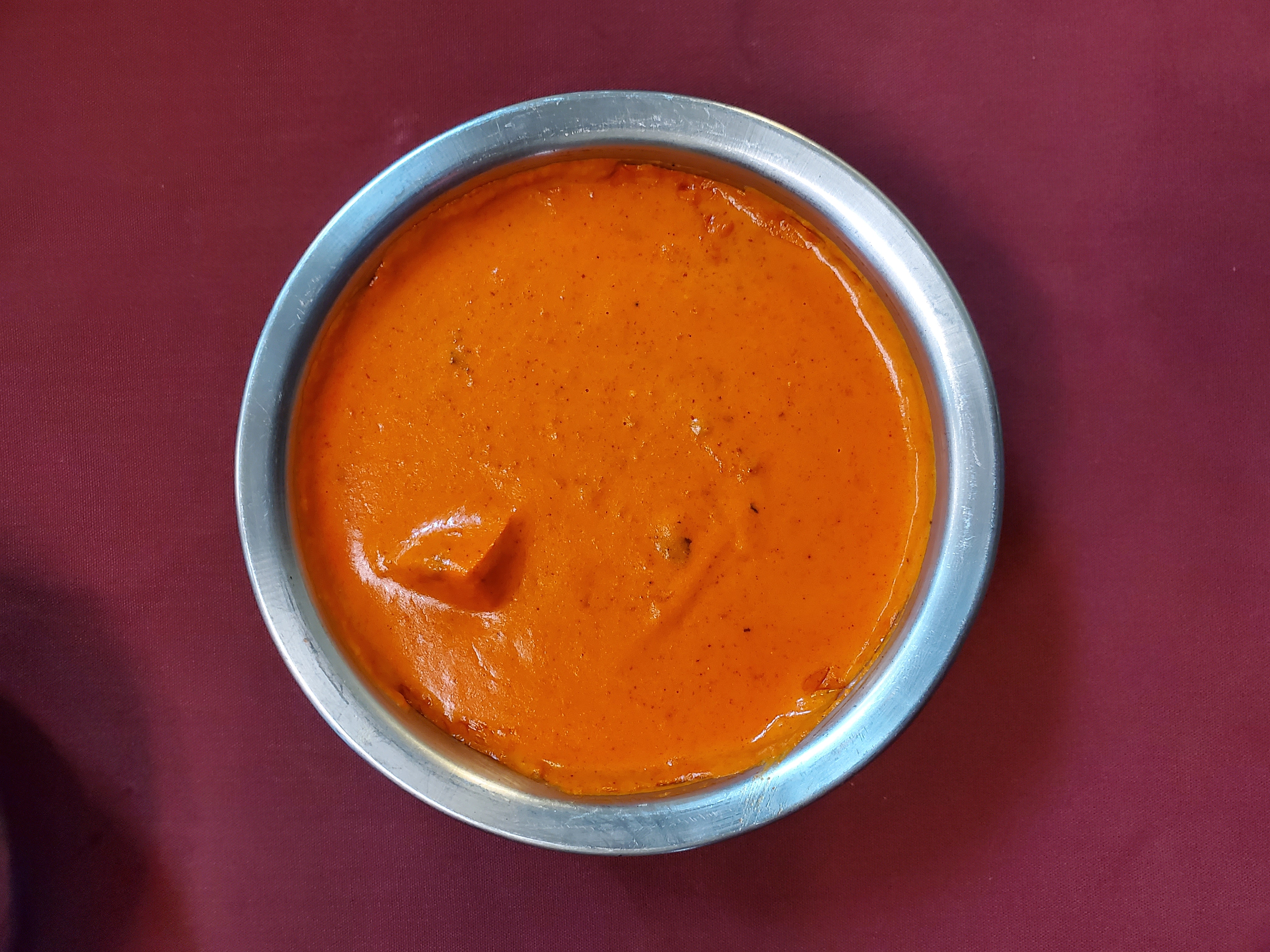 Paneer Makhani — Paneer cubes in a special creamy tomato sauce — the vegetarian — at Himalayan Restaurant