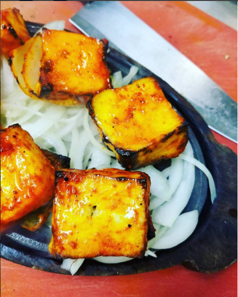 Paneer Tikka — Handcrafted Premium paneer cubes marinated in tandoori spices and — at Himalayan Restaurant