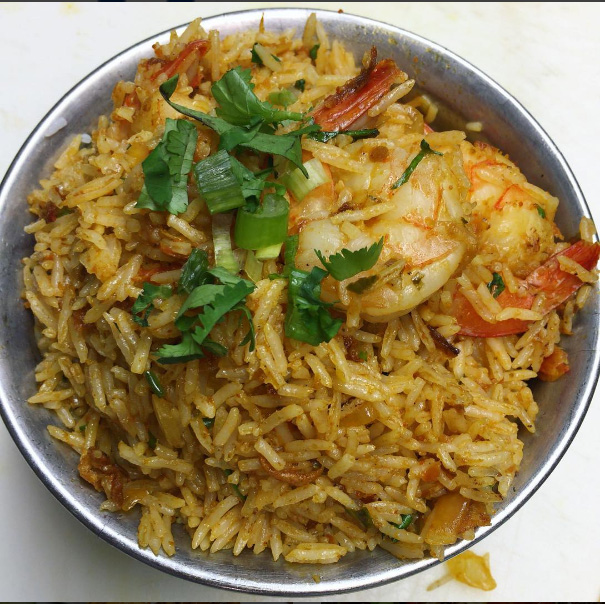 Shrimp Biryani at Himalayan Restaurant