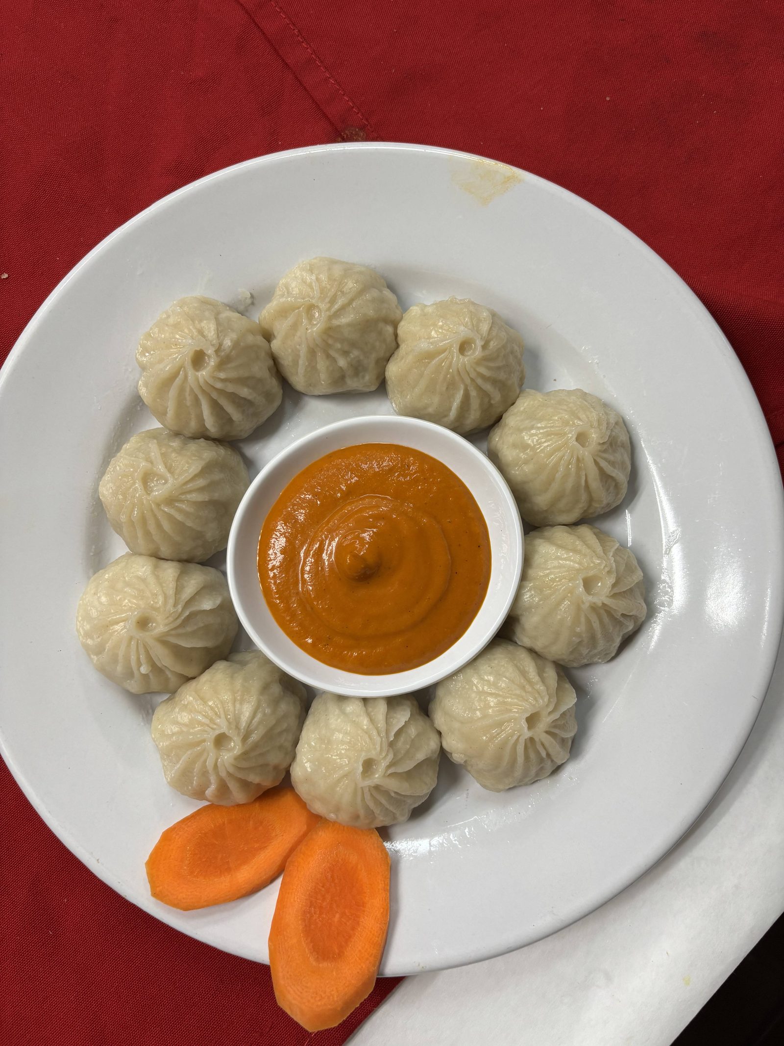 Steamed MoMo at Himalayan Restaurant