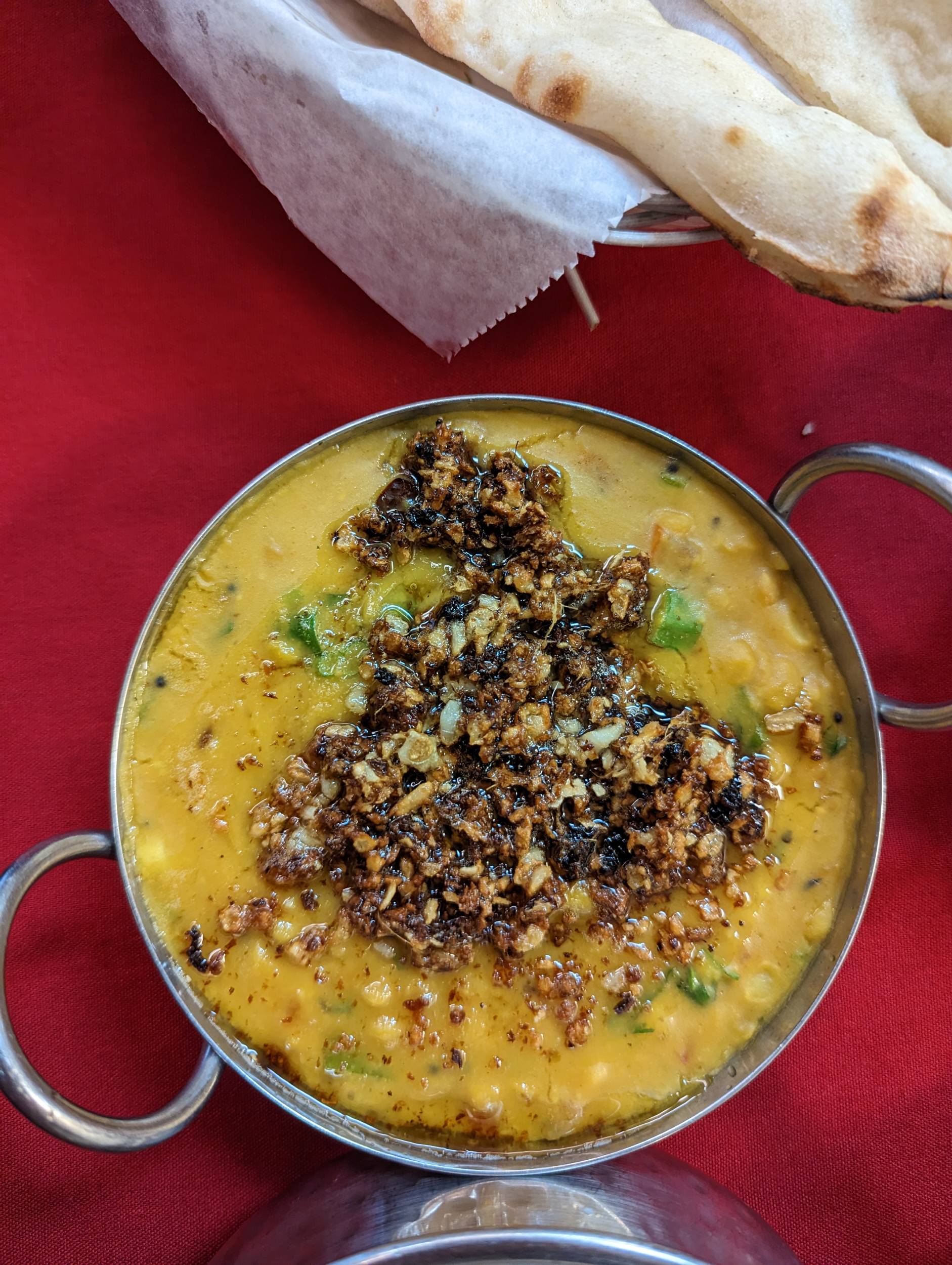 Vegetarian Combo Meal for One — A hearty, traditional vegetarian meal, at Himalayan Restaurant
